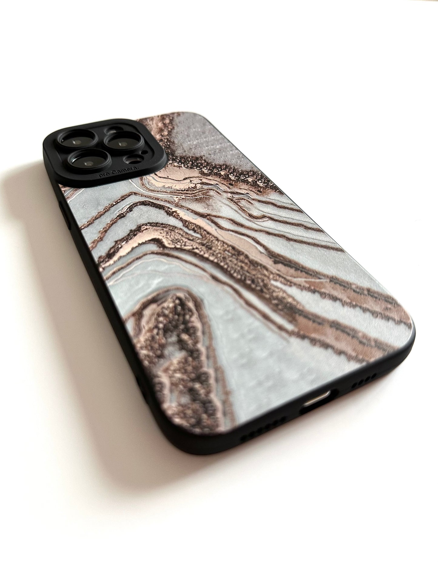 Marbled Bronze Phone Case