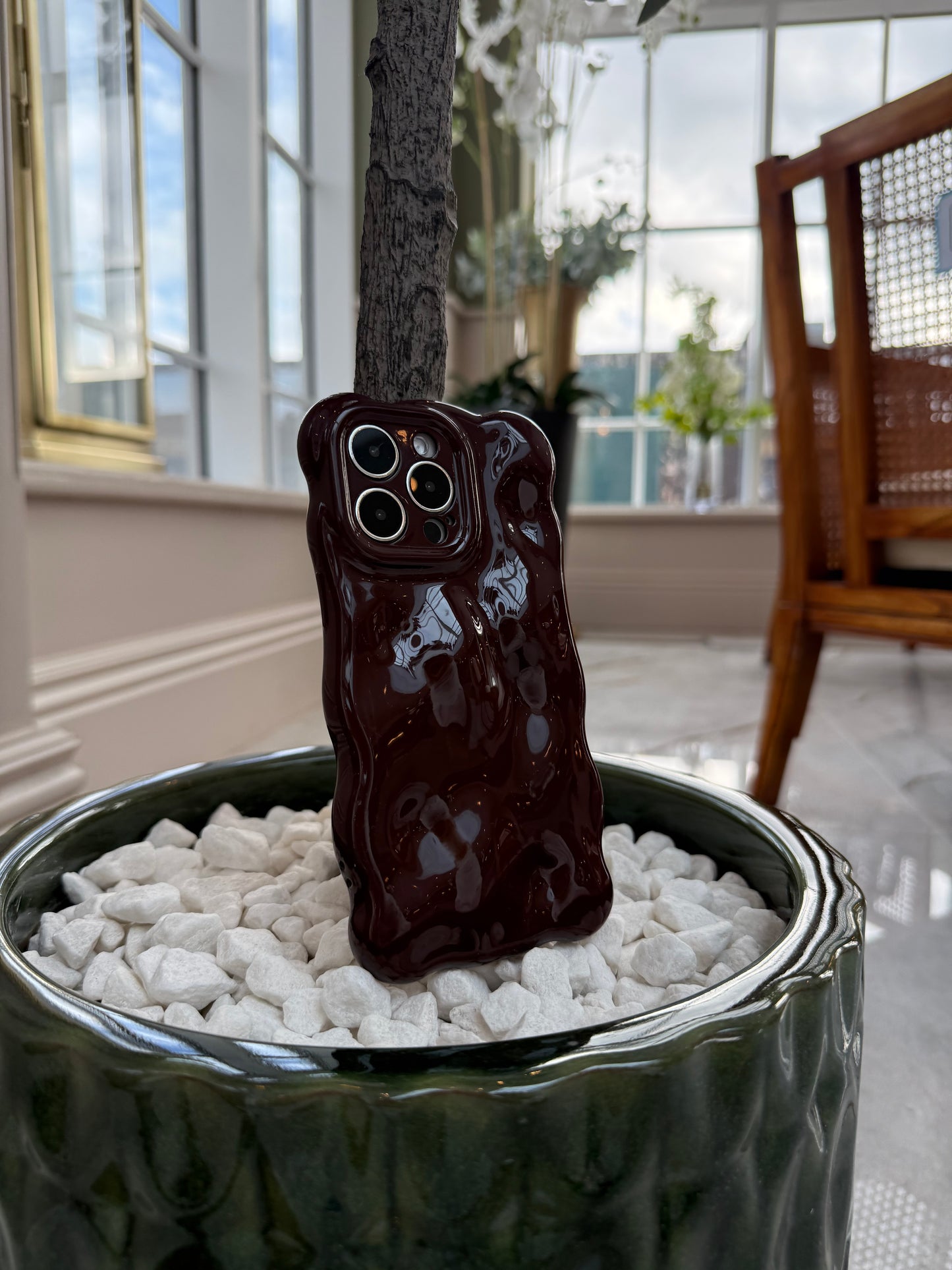 Black Cherry Bubble Phone Case