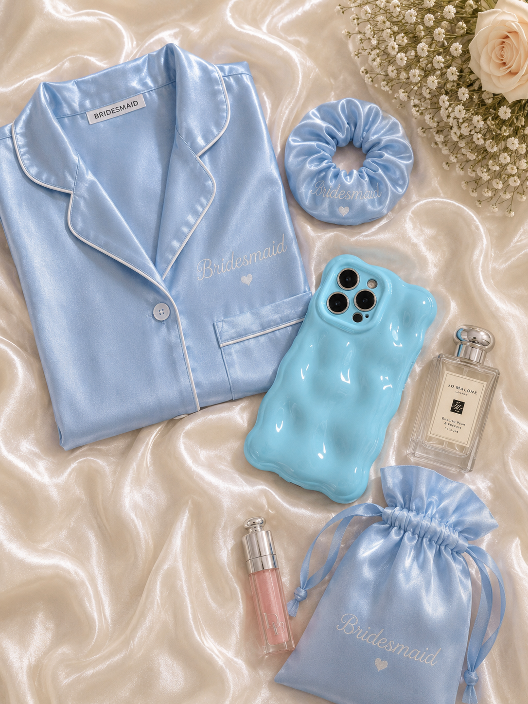 Cloud Blue Bubble Phone Case