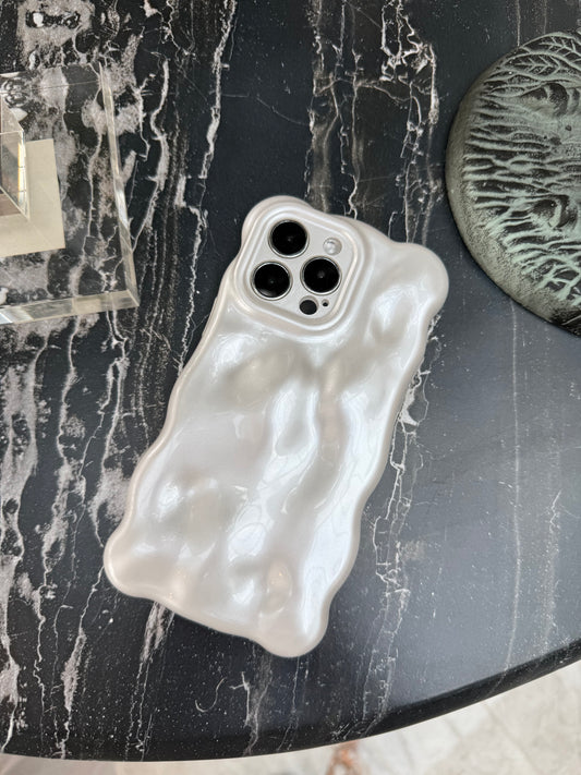 Pearly White Bubble Phone Case