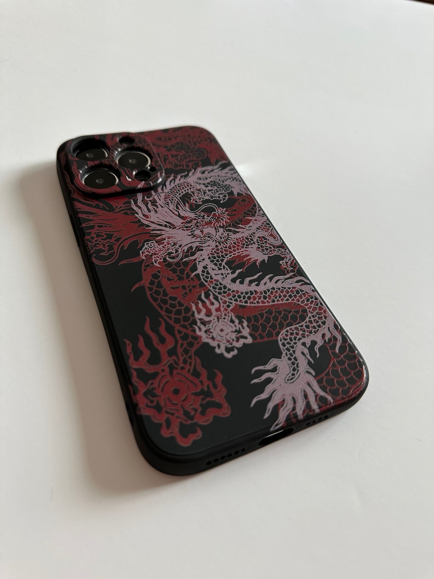 Dragon Majesty Black Phone Case