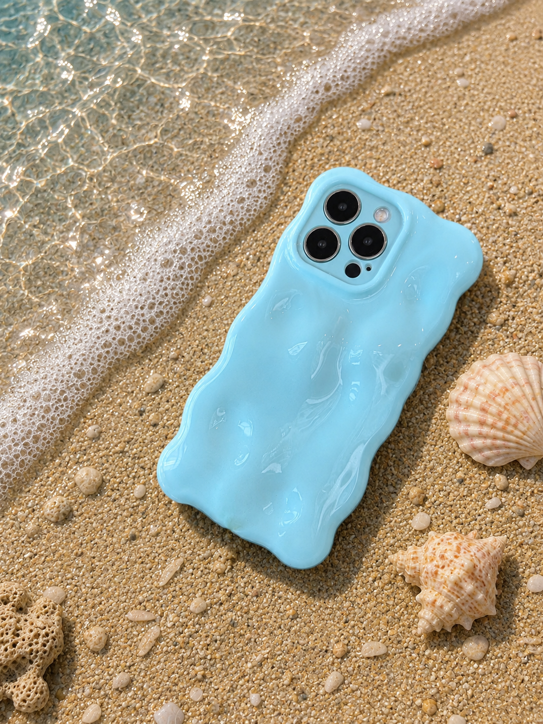 Cloud Blue Bubble Phone Case