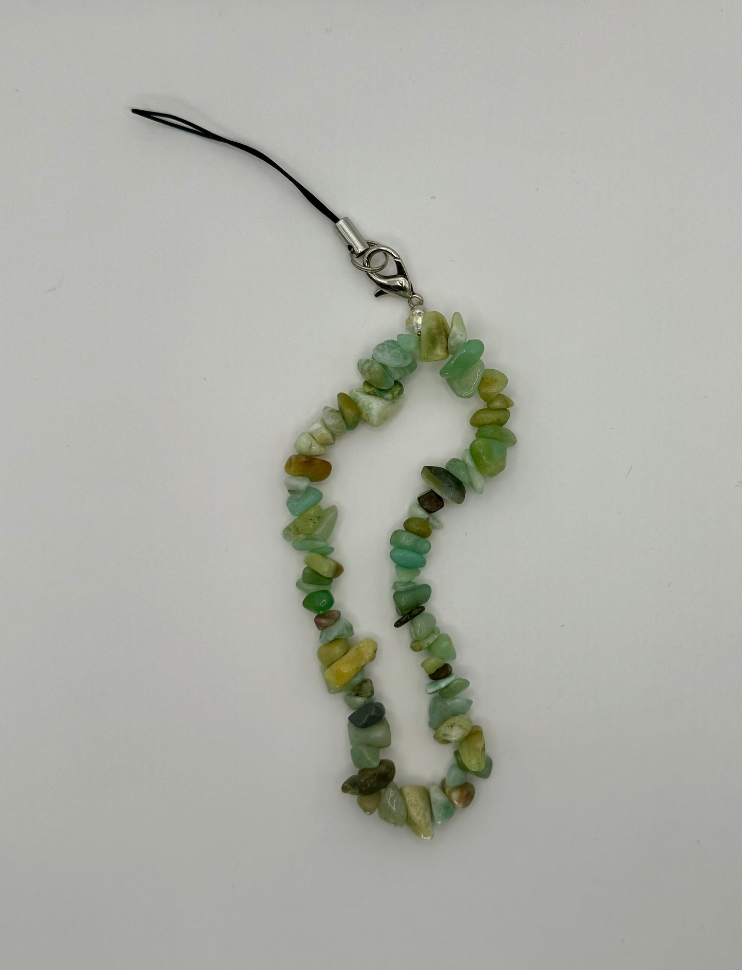 Green Aventurine Crystal Phone Wrist Strap