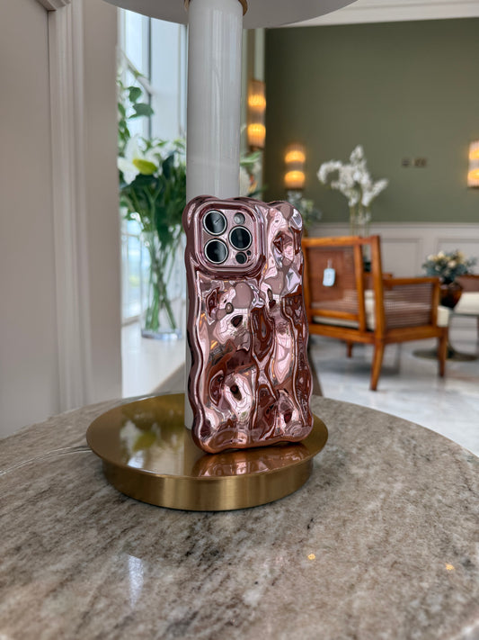 Pink Champagne Bubble Phone Case