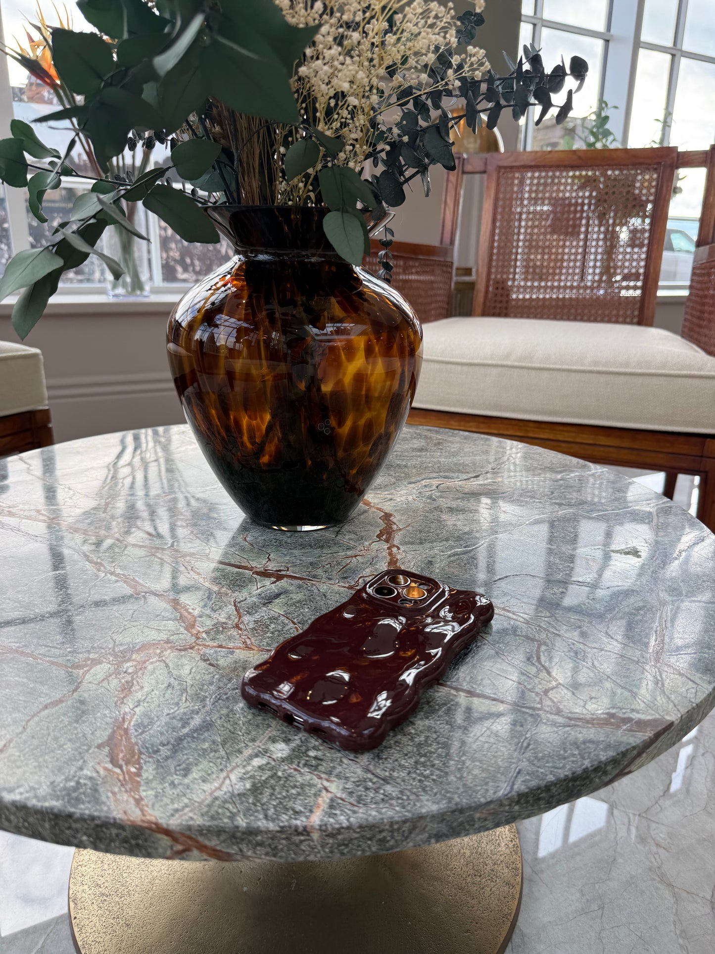 Black Cherry Bubble Phone Case