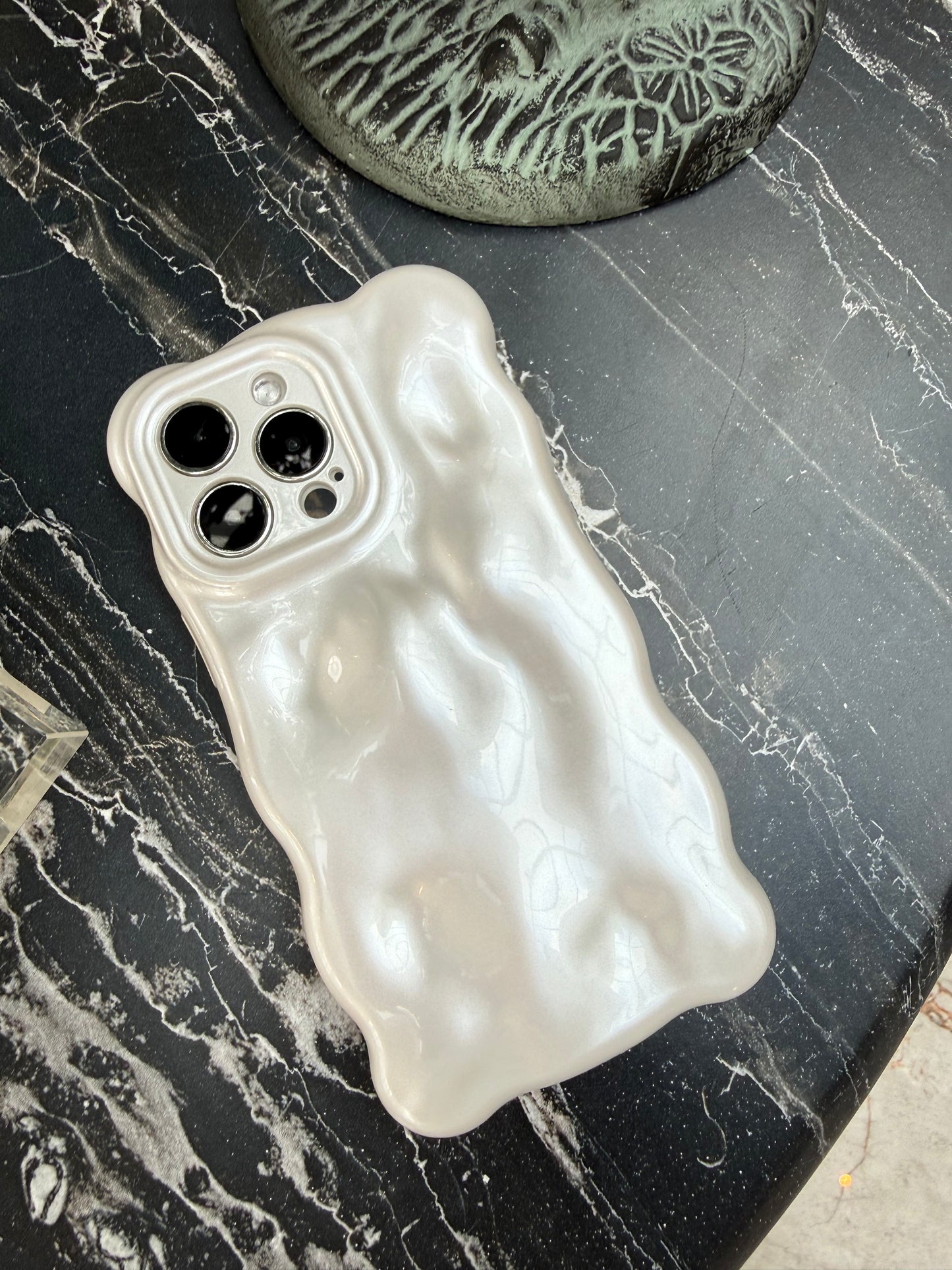 Pearly White Bubble Phone Case