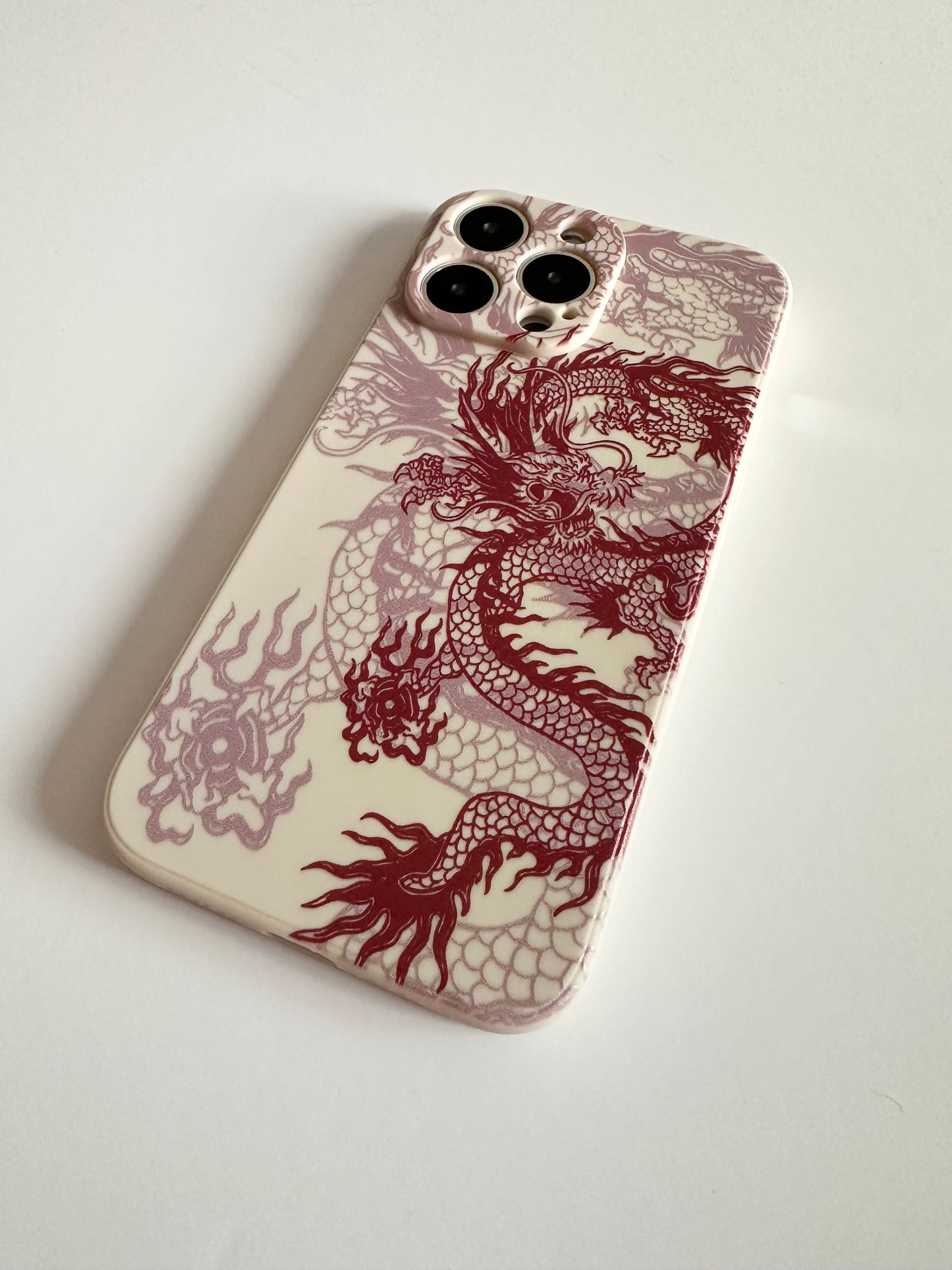 Dragon Majesty White Phone Case