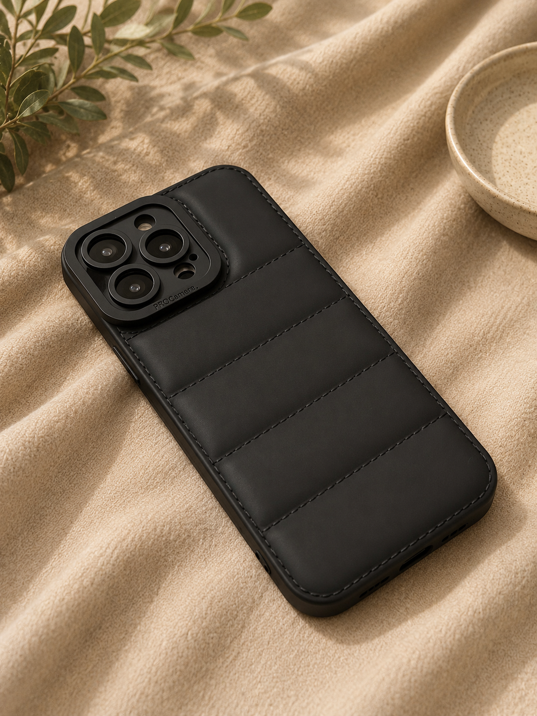 Midnight Muse Quilted Phone Case