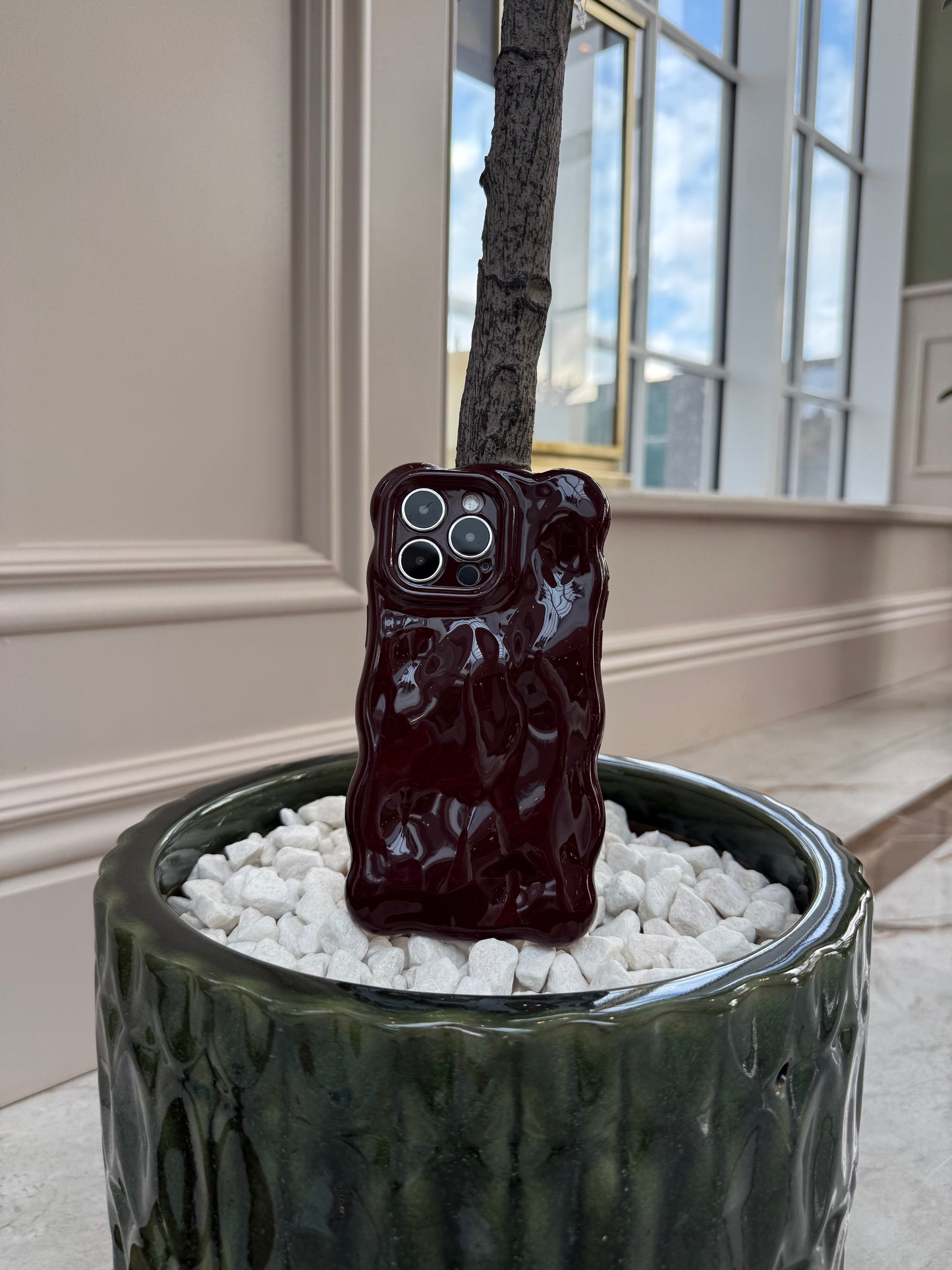 Black Cherry Bubble Phone Case