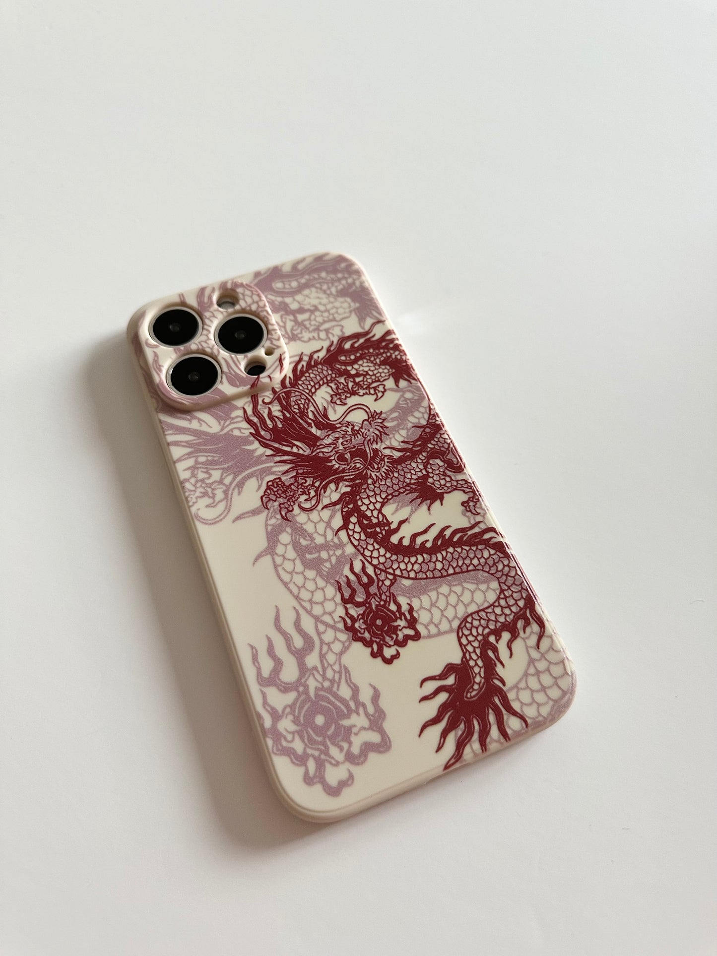 Dragon Majesty White Phone Case