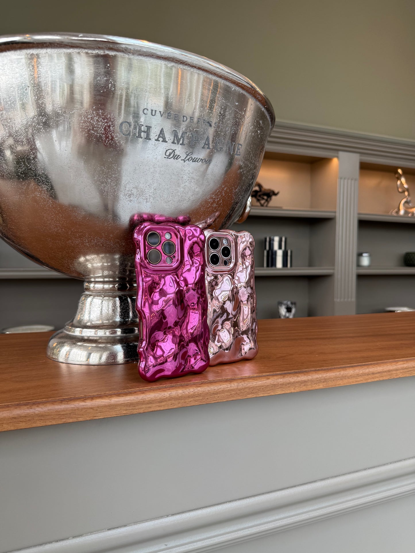 Pink Champagne Bubble Phone Case