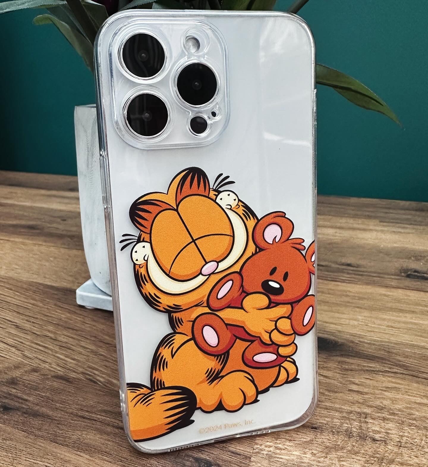 "Garfield Nostalgia" Clear Phone Case