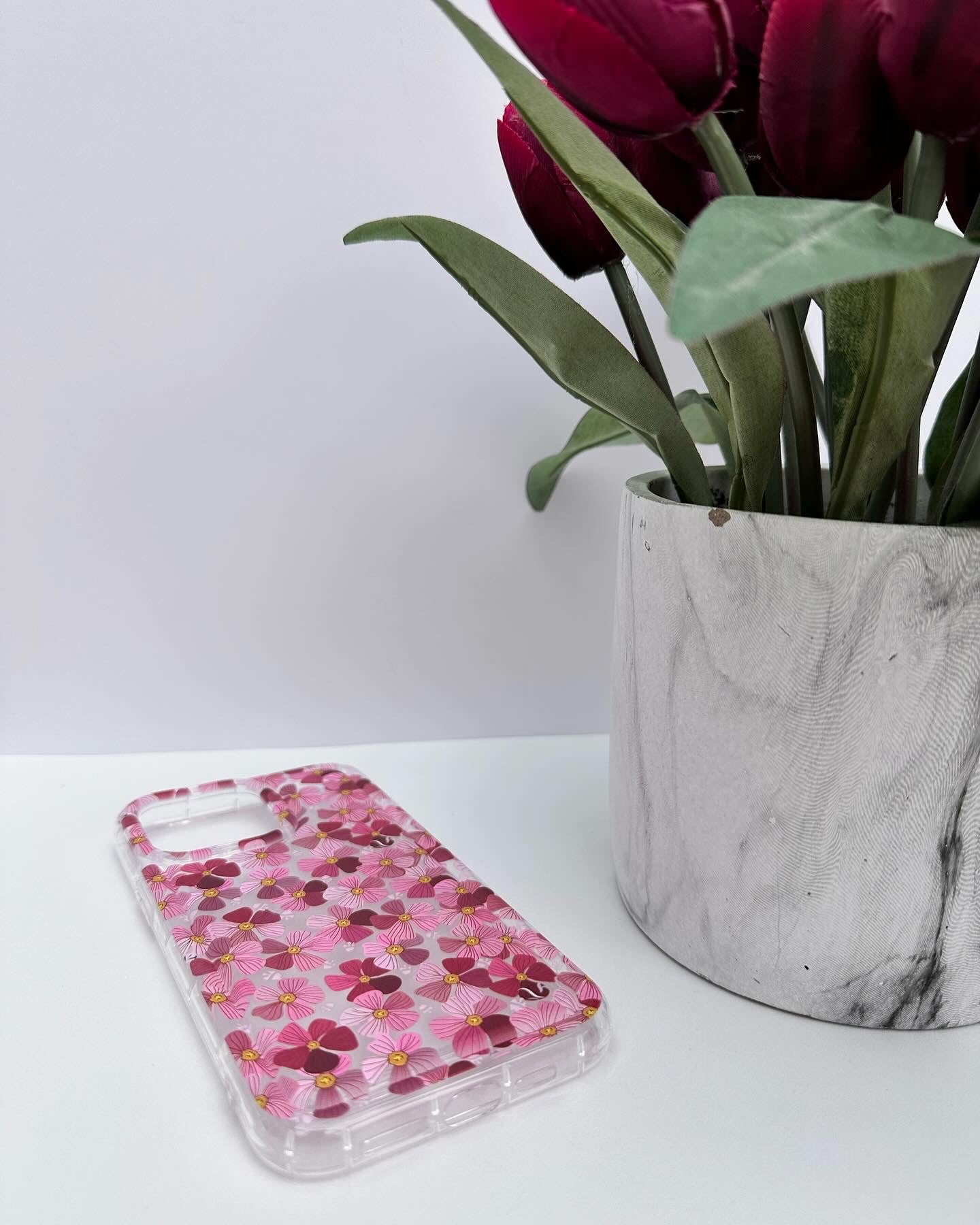 Floral Petals Pink Phone Case