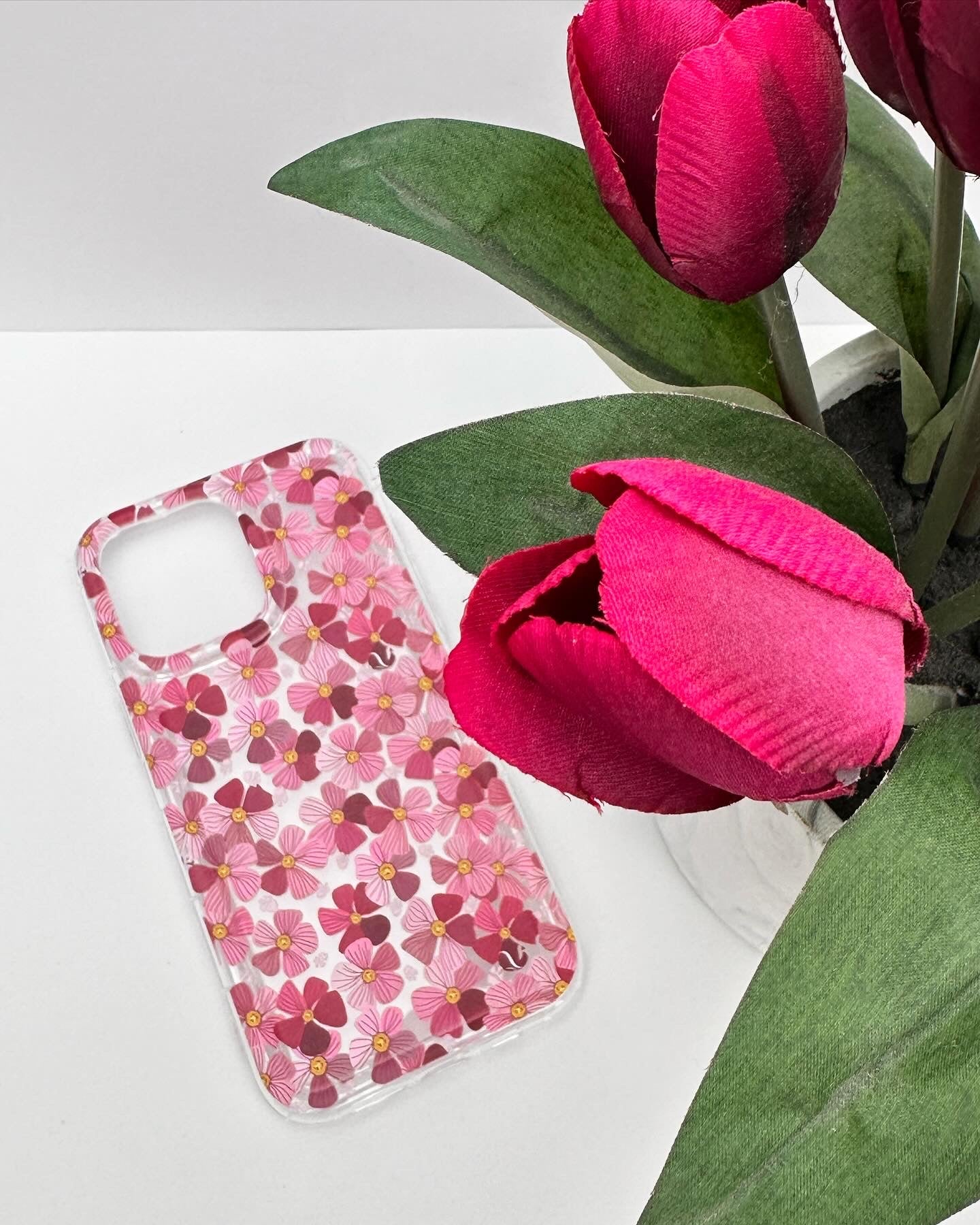 Floral Petals Pink Phone Case