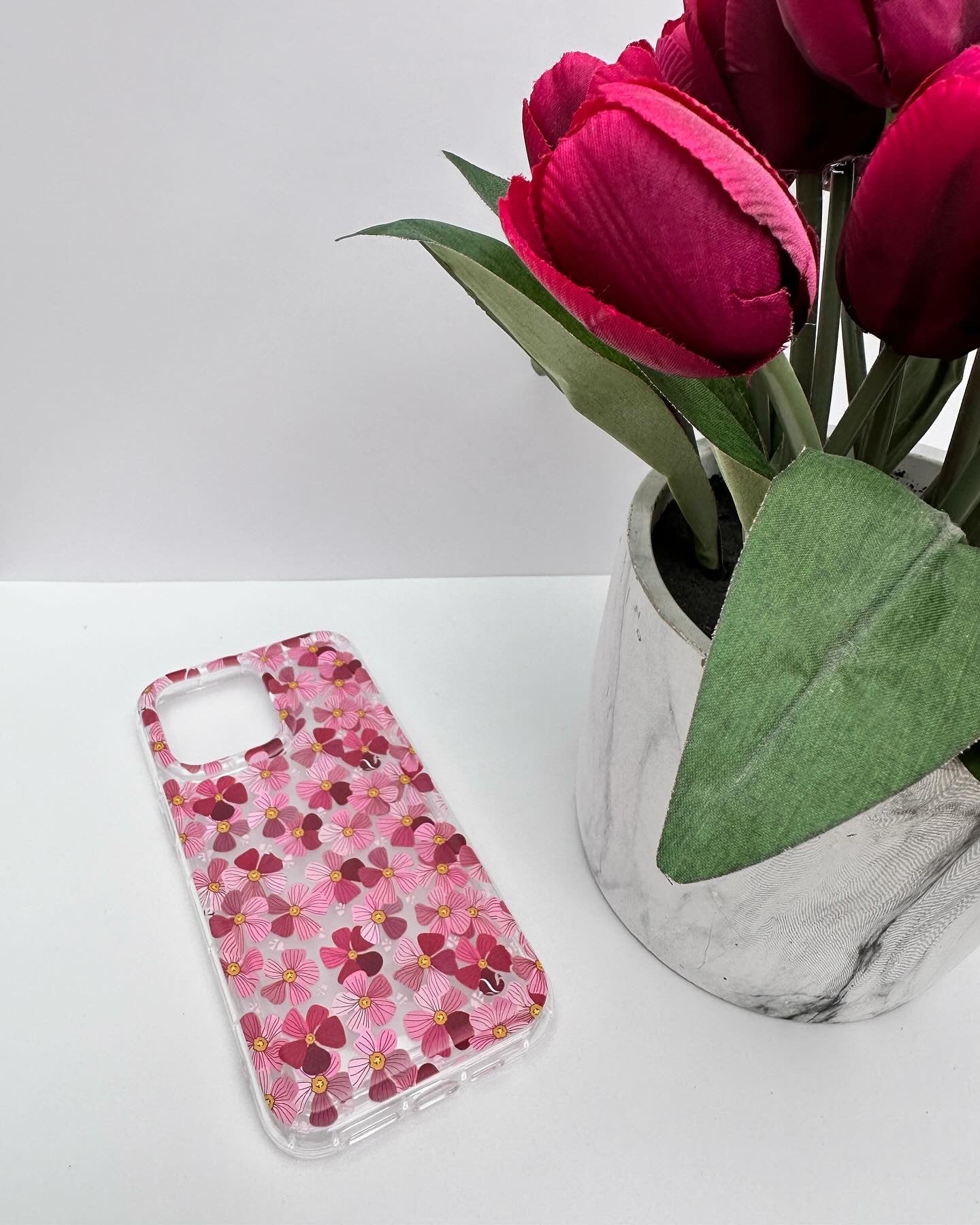 Floral Petals Pink Phone Case