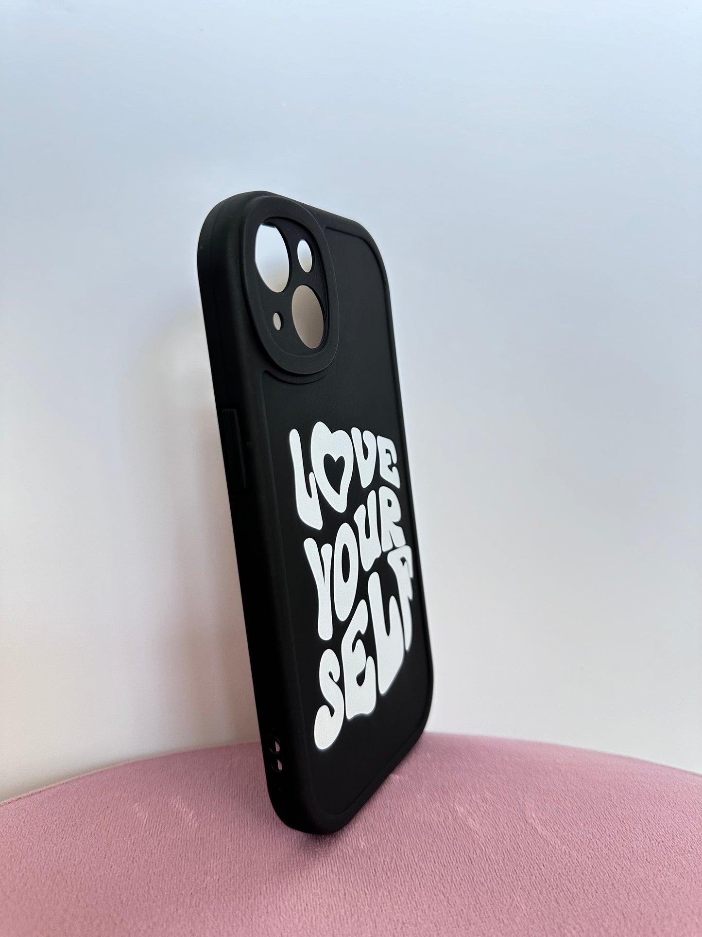 "Love Yourself” Black Phone Case