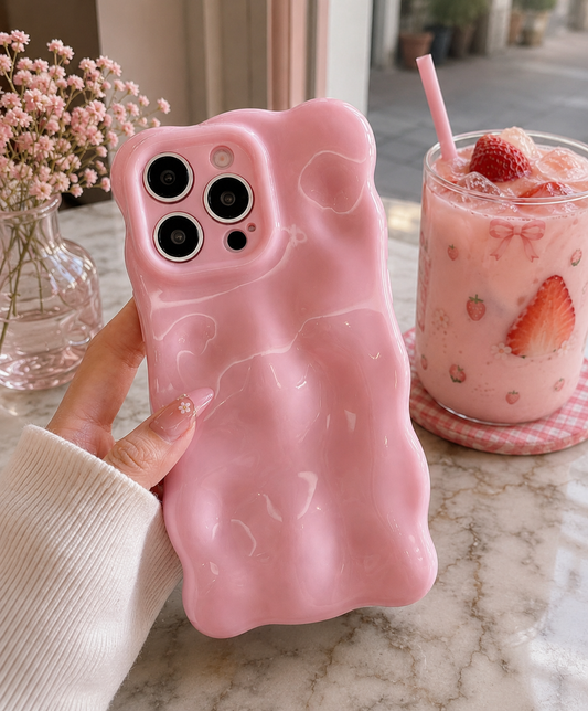 Strawberry Milk Bubble Phone Case