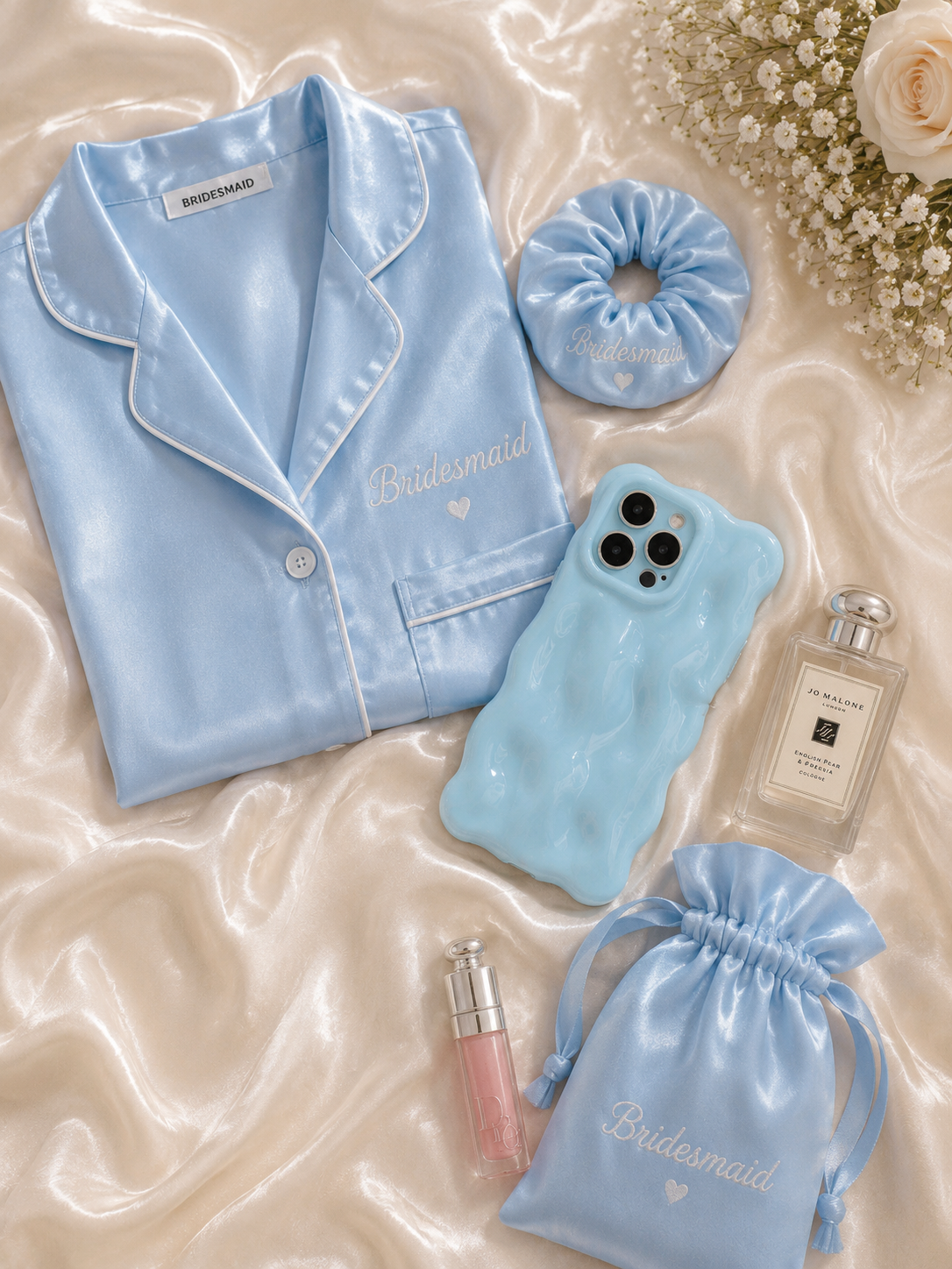 Cloud Blue Bubble Phone Case