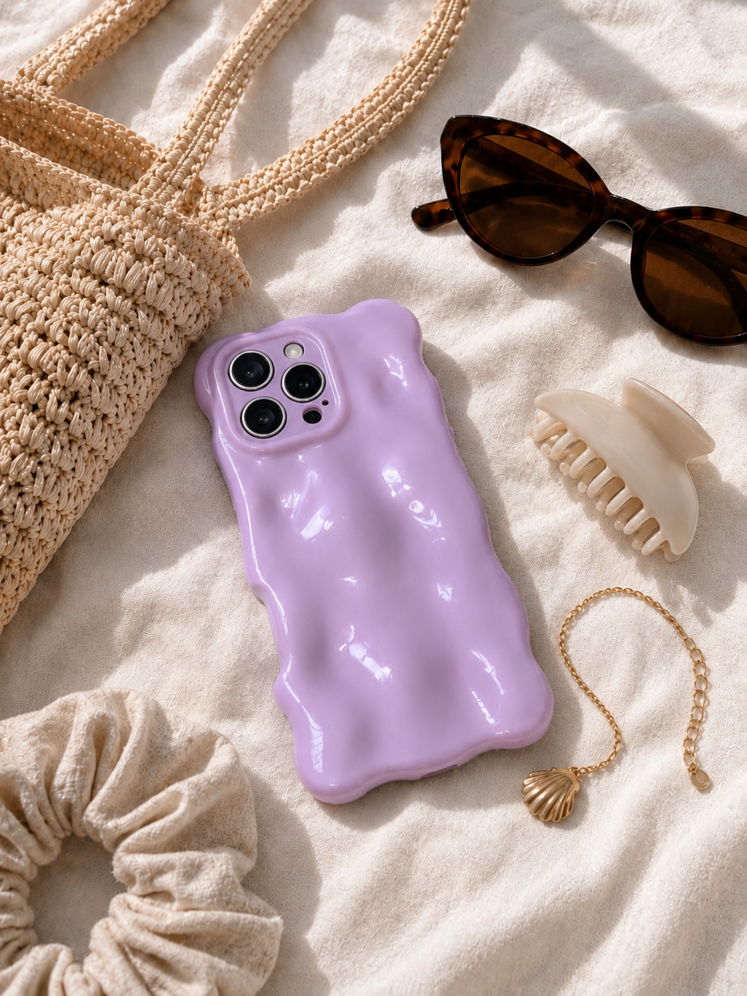 Lavender Blush Bubble Phone Case