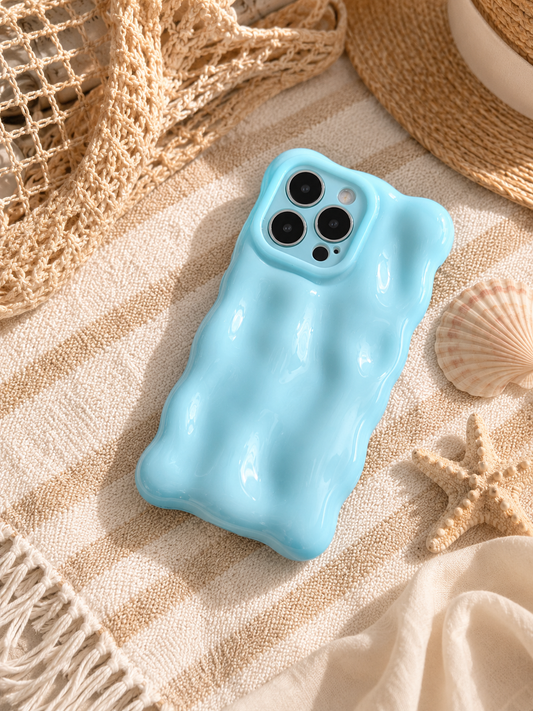 Cloud Blue Bubble Phone Case