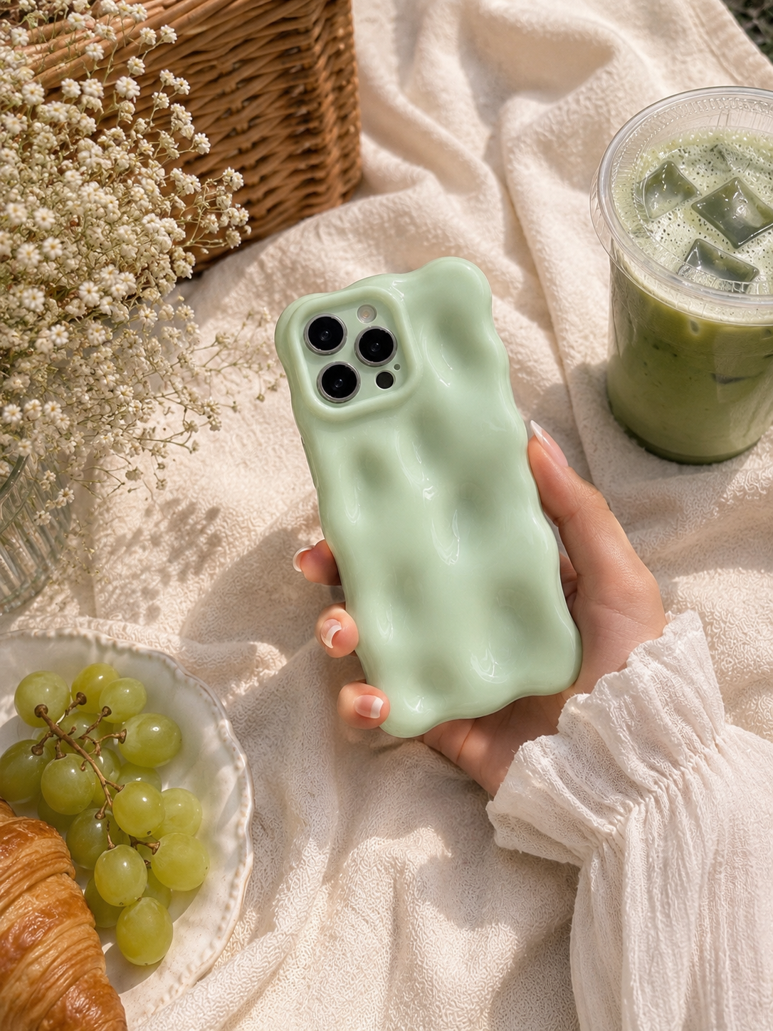 Matcha Bubble iPhone Case