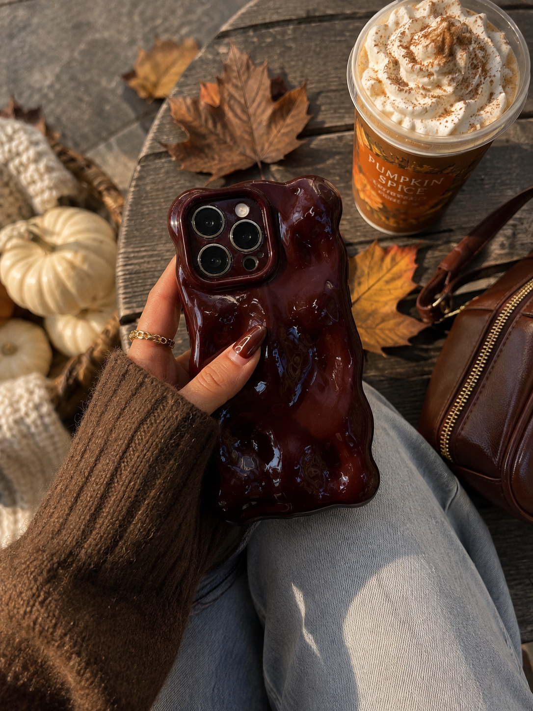 Merlot Bubble iPhone Case