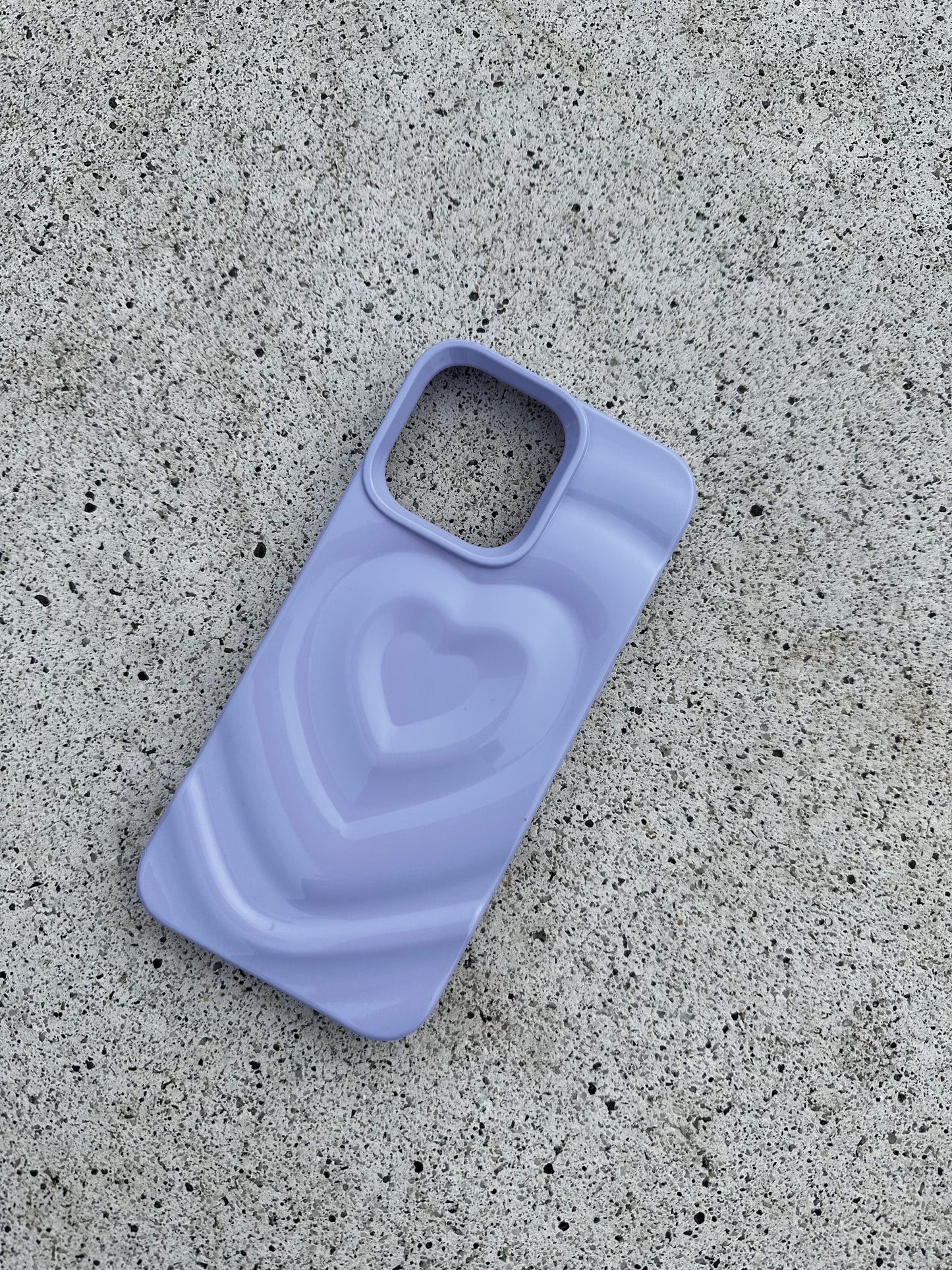 3D Heart Embrace Violet Haze Phone Case